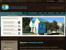 Tablet Screenshot of nordstromdental.com